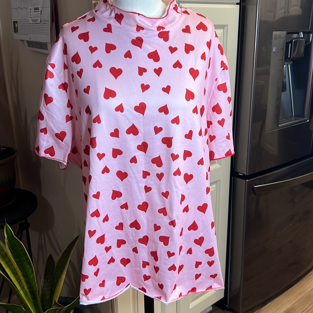 Heart Blouse 1014